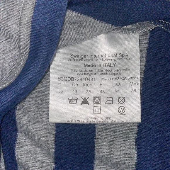 VERSACE JEANS Mens striped t-shirt. FATHERS DAY GIFT. Like NEW. Size M.